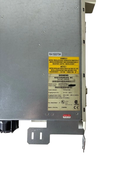 Siemens 6SE7012-0TP50-Z Masterdrives